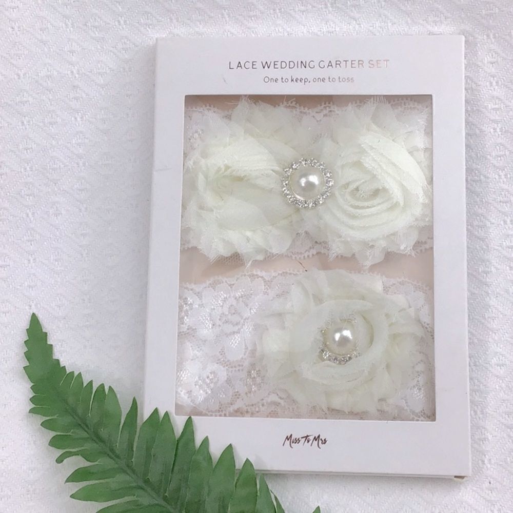 Wedding 2 Piece Garter Set NEW